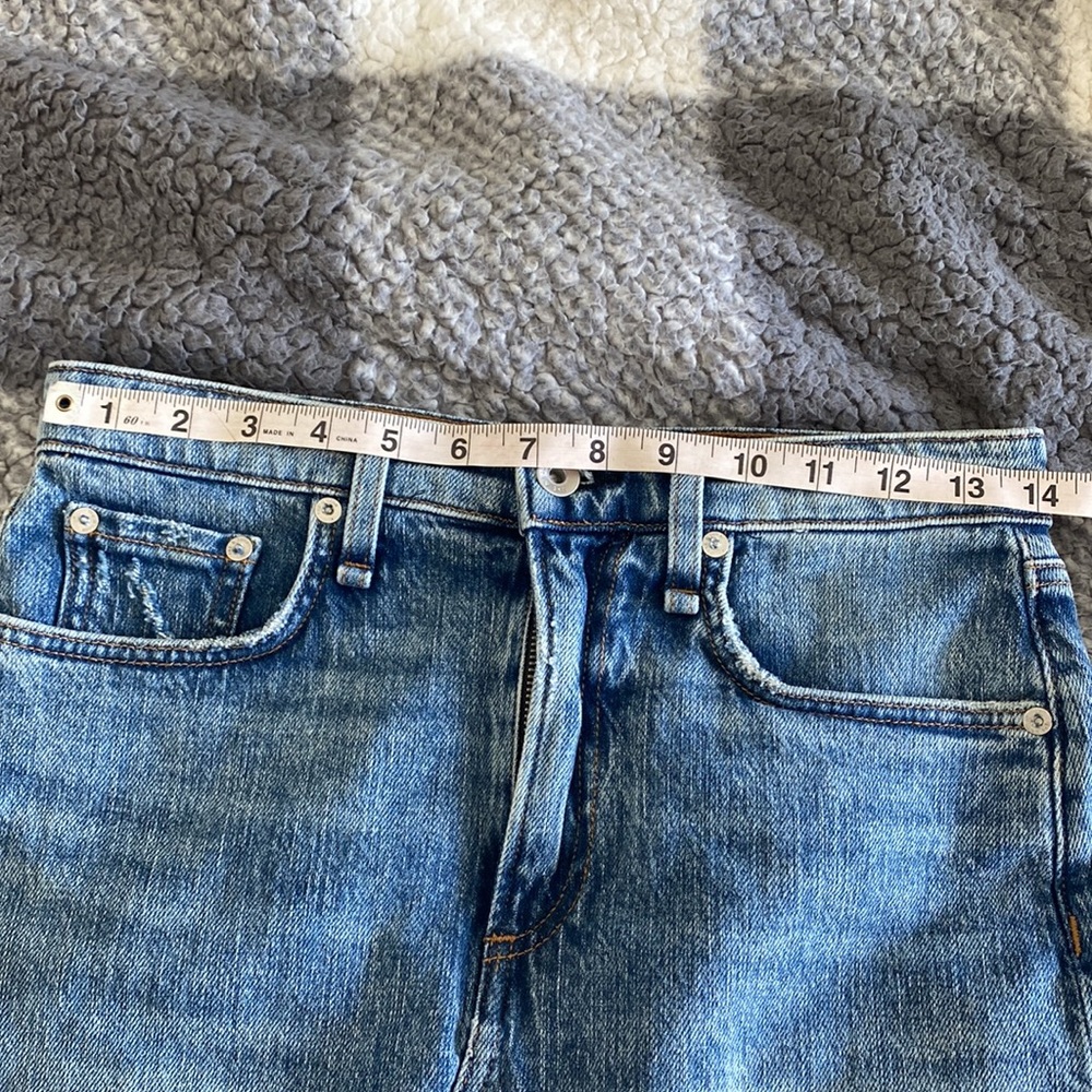 Rag & Bone short denim blue skirt NWT 26 - Picture 7 of 8